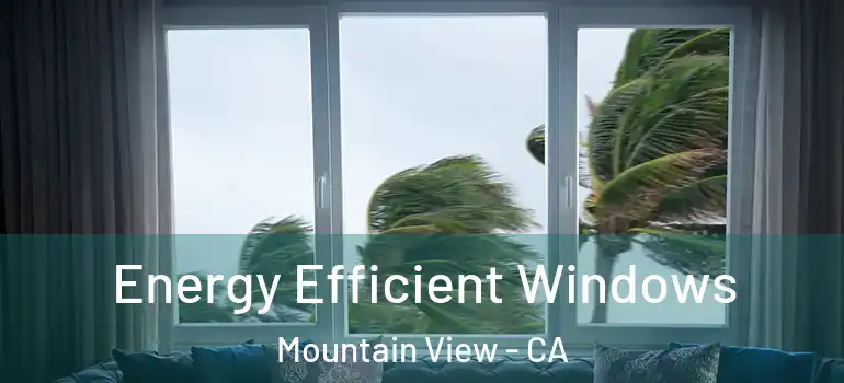  Energy Efficient Windows Mountain View - CA