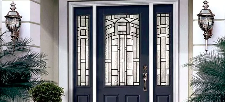 Stained Glass Door Panels in Mountain View, CA