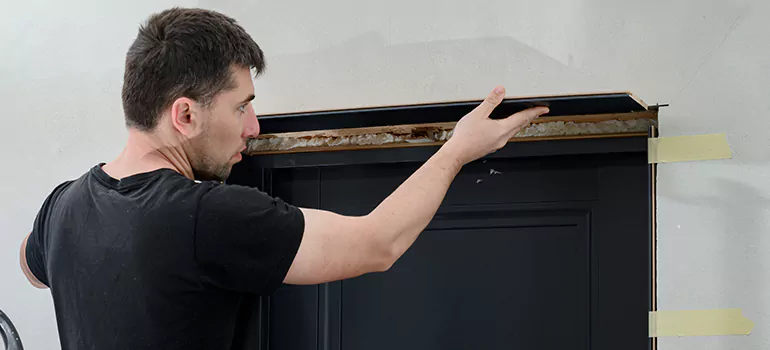 Wood Door Hole Repair in Mountain View, CA
