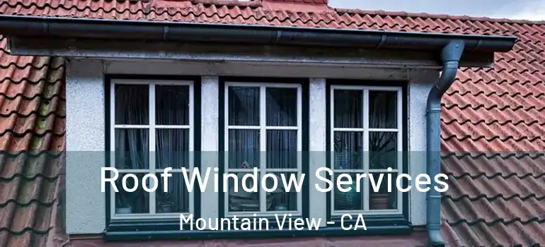  Roof Window Services Mountain View - CA