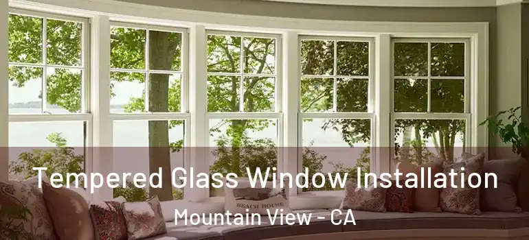  Tempered Glass Window Installation Mountain View - CA