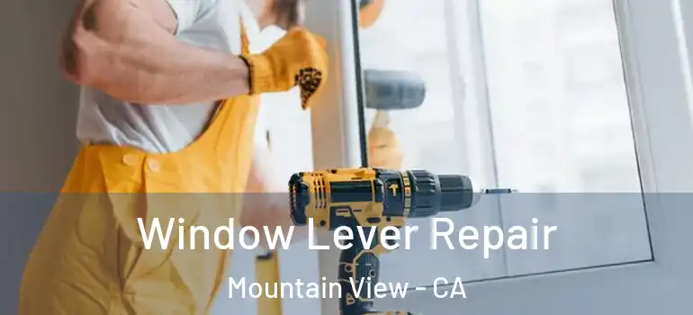  Window Lever Repair Mountain View - CA