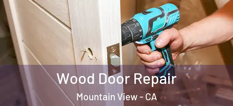  Wood Door Repair Mountain View - CA